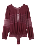 PEACH JOHN/ＭｙＬＪプルミエールボディ/ボルドー