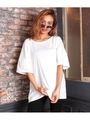 【ANAP】バッククロスオープンTシャツ/WH
