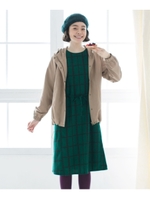 ツリースタンプワンピース/ネイビー(293)