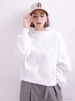 Ginza10月号掲載/InRed9月号掲載/別注リバースウィーブショートトップス【Champion×MIHO NOJIRI】/ホワイト