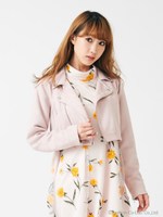 コンパクトライダースジャケット/ライトブルー