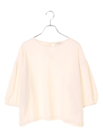 ・ギャザースリーブプルオーバー/ボルドー