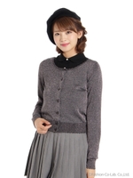 スカラニットカーデ/ブラック