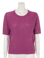 GLITTER KNIT TOPS/シルバー