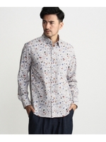 LEGGIUNOボタンプリント BDシャツ/ホワイト(102)