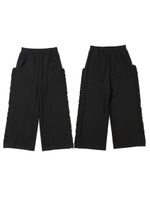 SIDE RUFFLE PANT/ネイビー