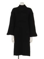 【ANAP】ワイドスリーブタートルニットワンピース/ピンク(008)