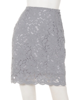 レースタイトスカート/ブルー