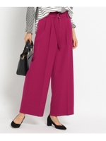 ウールライクワイドパンツ/レモンイエロー(031)