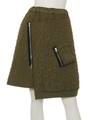 スターキルティングMA-1スカート/カーキ