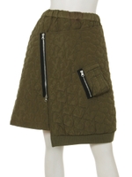 スターキルティングMA-1スカート/カーキ