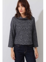 コットンウールジャージーブラウス/ブラック(010)