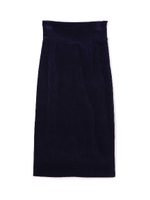 《EDIT COLOGNE》レースアップタイトスカート/ネイビー(120)