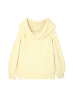 オフショルダーニット/ホワイト(030)