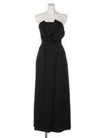 タックワイドロンパースDRESS/BLK