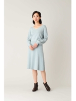 ニットセットアップワンピース/ブラウン(050)