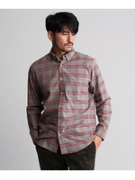 タータンチェックネルシャツ/ダークグレー(213)