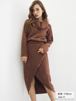 2WAYニットムースワンピース/MOCHA