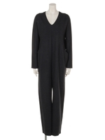 [GREED]HEAVY MELTON Jumpsuit/CHARCOAL