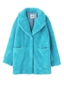 JUICY FUR COAT/ブルー