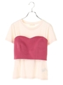 ・SET2点 ブラレット+Tシャツ/ピンク
