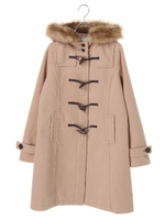 フルフルダッフルコート(ミディアム)/チャコールグレー