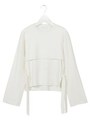ダブルニットトップス/WHITE