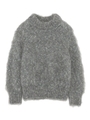 ネップコンパクトニットプルオーバー/GRY