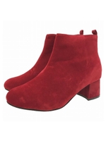 プレーンショートブーツ/RD/S