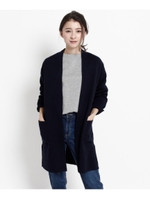 サイドスリットニットカーディガン/グレー(012)