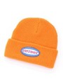 Kids Oval Patch Cuff Beanie/Yellow