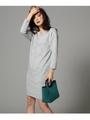 グランシルクワンピース/ライトグレー(411)
