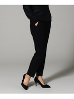 [L]ウールジャージ テーパードパンツ/ネイビー(094)