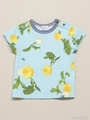baby 21/−天竺ラディッシュBeeプリントTシャツ/ブルー