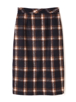 チェックタイトスカート/ネイビー1(121)