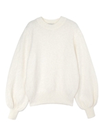 バルーンスリーブニット/ホワイト