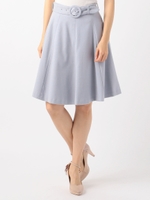 ベルト付き８枚はぎスカート/ピンク