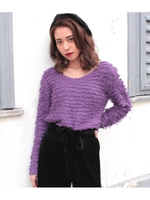 【CHILLE】ループニットトップス/ピンク(008)