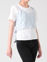 【sw】エンブロイダリーコットンビスチェ/RED