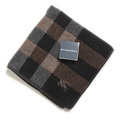 2015SS 新作 新品 バーバリー BURBERRY ハンカチ d-000240 黒系 メンズ
