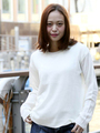 SPRING CN KNIT/スプリングクルーネックニット