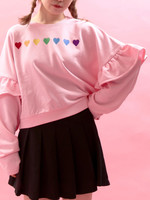 WC/レインボーハートスウェット