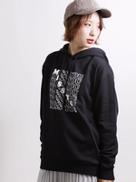 WEGO/MISSYOUロゴプリントパーカー