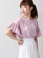 WEGO/2WAYドルマンフリルTシャツ