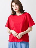 WEGO/シルクコットンTシャツ