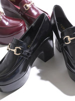 WEGO/ビット付ボリュームローファー