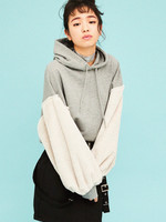 WEGO/ファースリーブパーカー