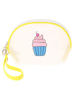 WEGO/プリントビニールラウンドポーチ