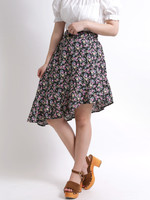 WEGO/ベルト付きアシンメトリースカート