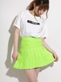 WEGO/無地プリーツミニスカート